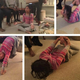 Emmy “centers” herself after Thanksgiving dinner with some yoga.
Courtesy of Aliya S. King